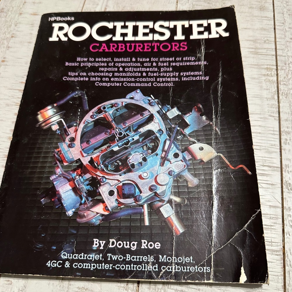 Rochester Carburetors Doug Roe HPBooks Quadrajet Tuning Manual 0895863014
